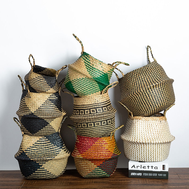 Planter Woven Basket Handmade