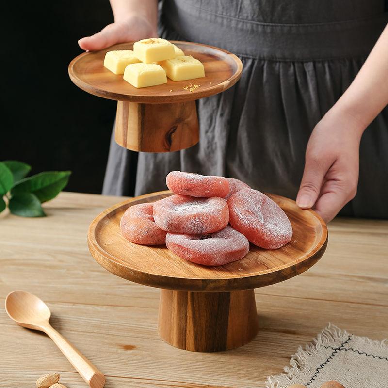 Cake Tray Solid Wood - Store Of Things