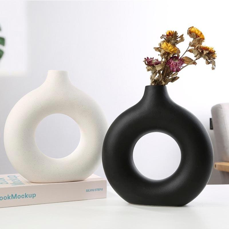 Ceramic Vase Donuts Flower Pot - Store Of Things