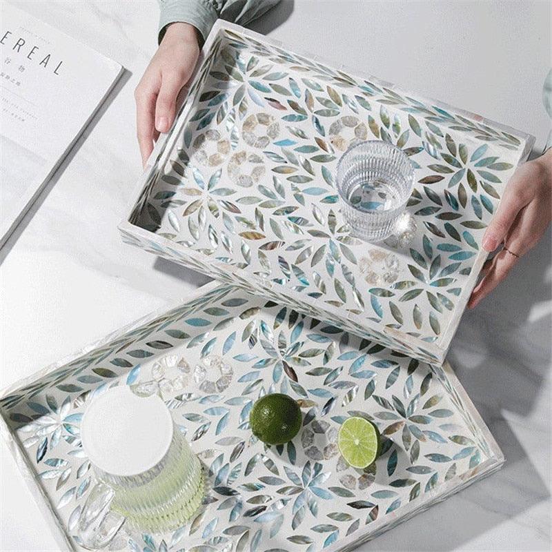 Handmade Color Shell Tray - Store Of Things
