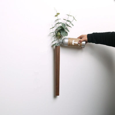 Handmade Solid Wood Wall Vase - Store Of Things