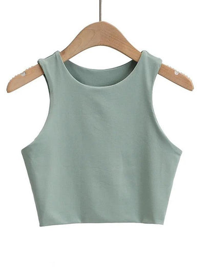 O-Neck Crop Top - Store Of Things