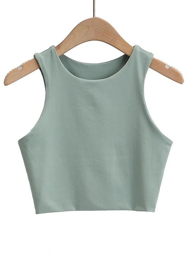 O-Neck Crop Top - Store Of Things