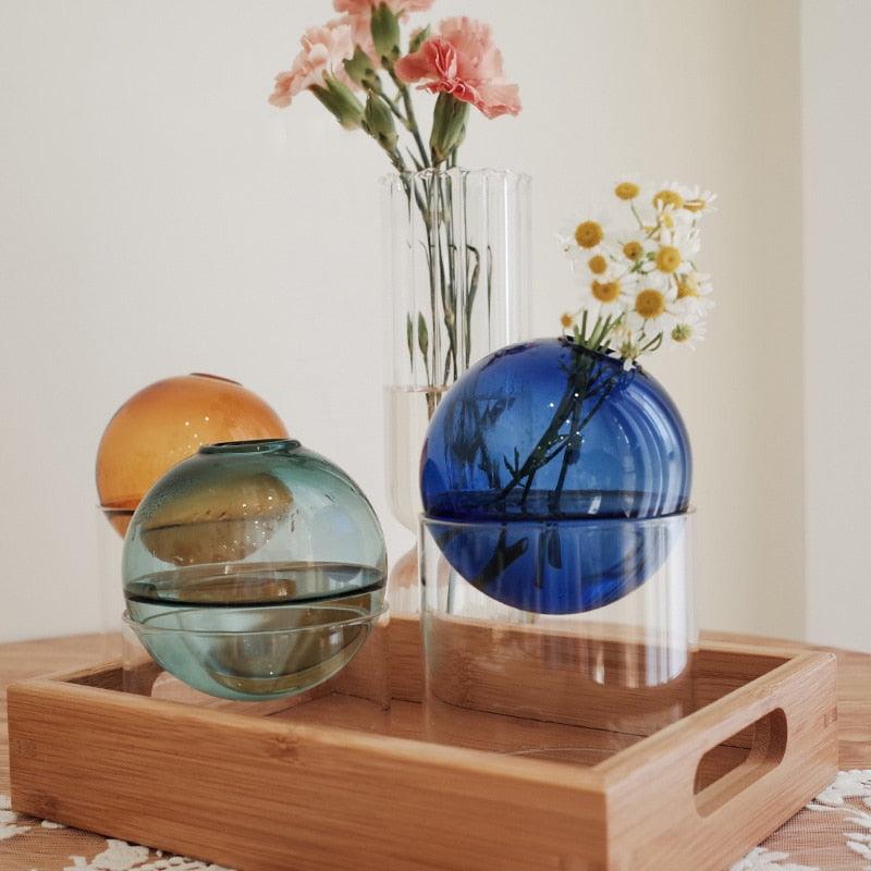 Round Glass Vase - Store Of Things