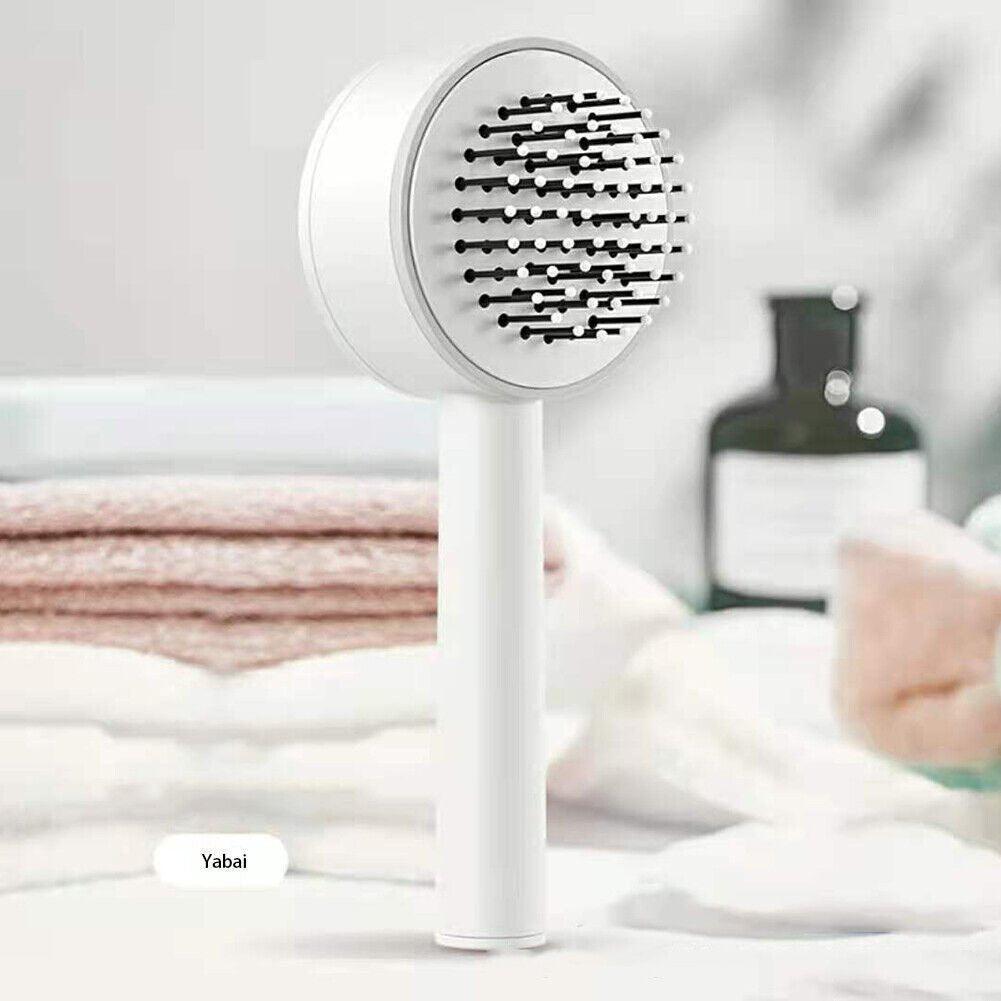 Round Self-cleaning Hair Brush - Store Of Things