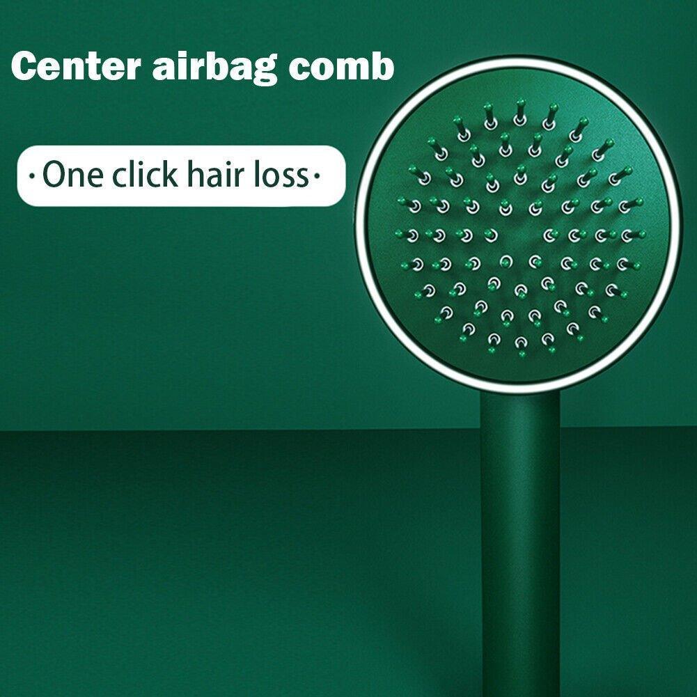 Round Self-cleaning Hair Brush - Store Of Things