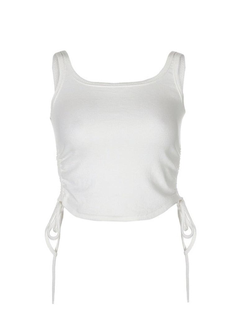 Ruched Sleeveless Tank Top - Store Of Things