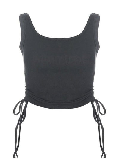 Ruched Sleeveless Tank Top - Store Of Things