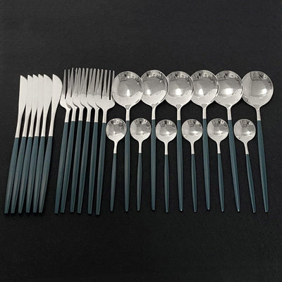 Steel Cutlery Set 24Pcs - Store Of Things