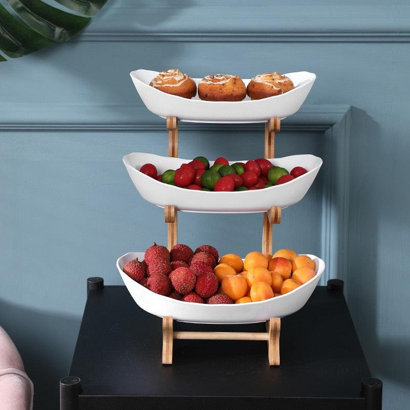 Tiers Plastic Fruit Plates - Store Of Things
