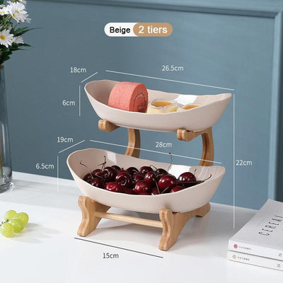 Tiers Plastic Fruit Plates - Store Of Things