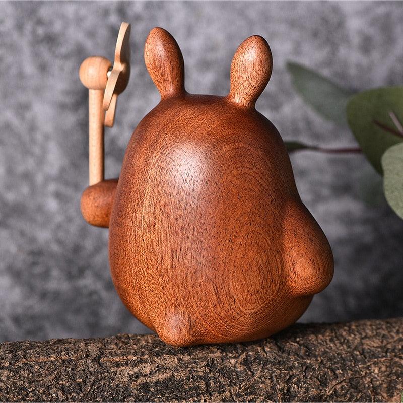Wooden Artwork Totoro - Store Of Things